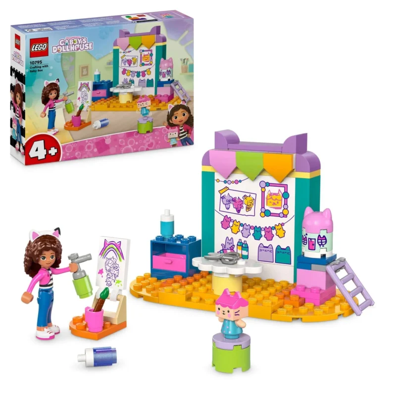 Lego Gabby Dollhouse Karton Yav. Kedi ile El Sanat