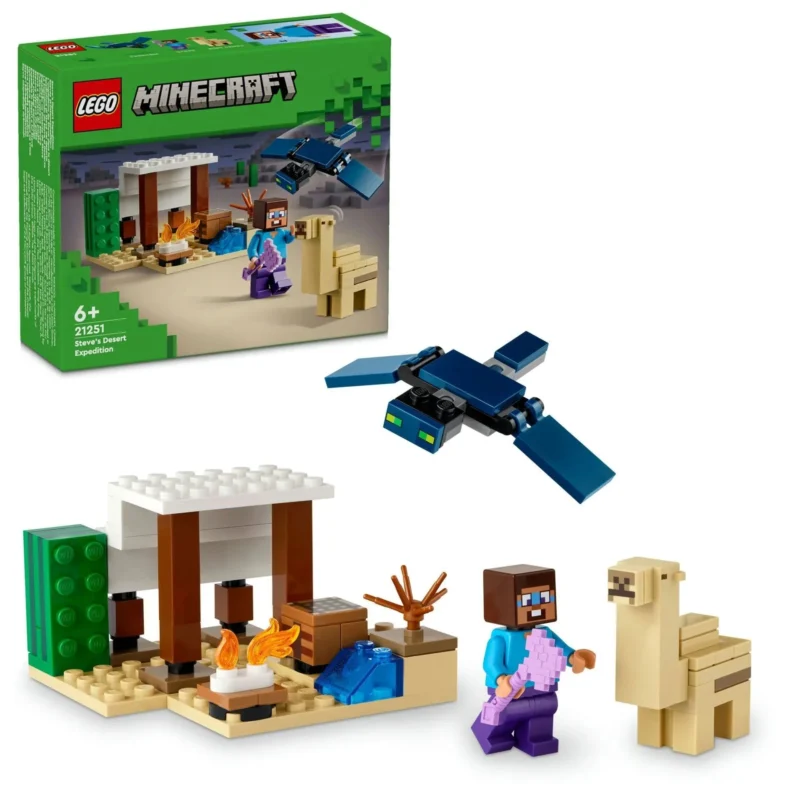 Lego Minecraft Steve'in Çöl Seferi 21251