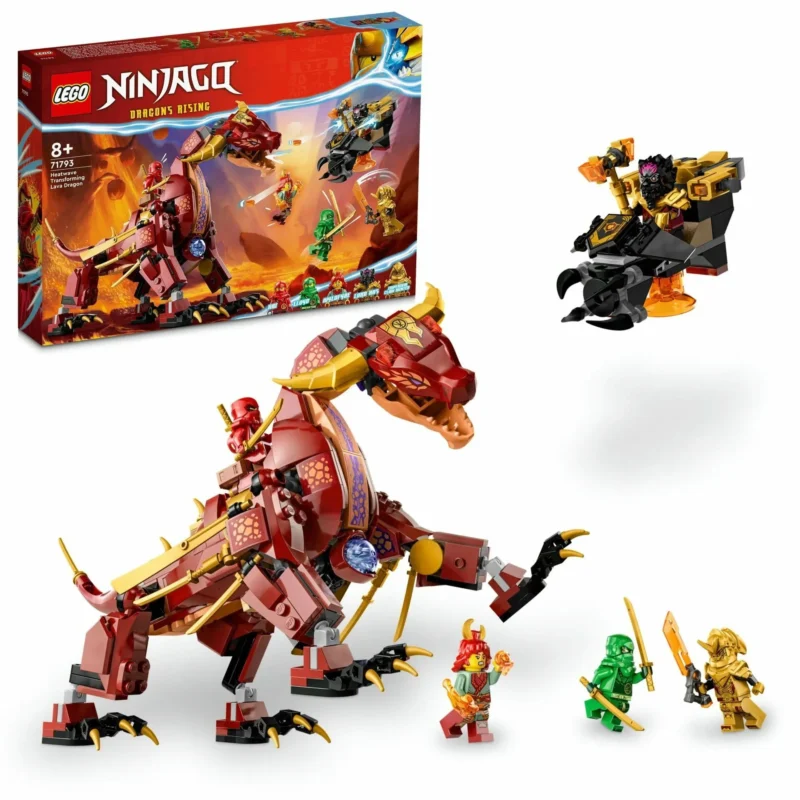 Lego Ninjago Heatwave Dönüşen Lav Ejderhası 71793