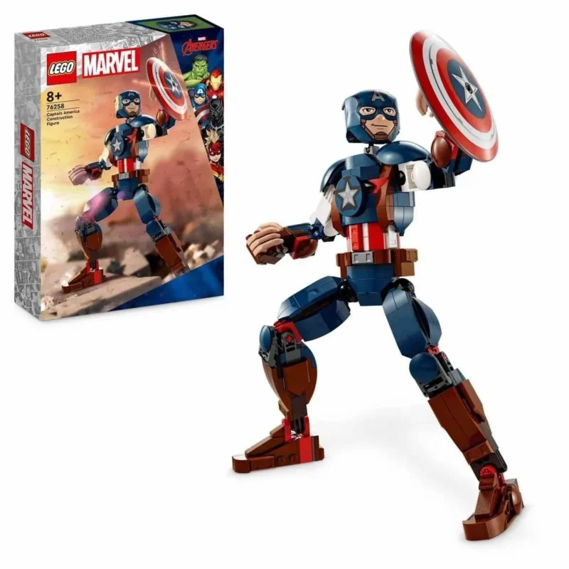 Lego Marvel Kaptan Amerika Yapım Figürü 76258