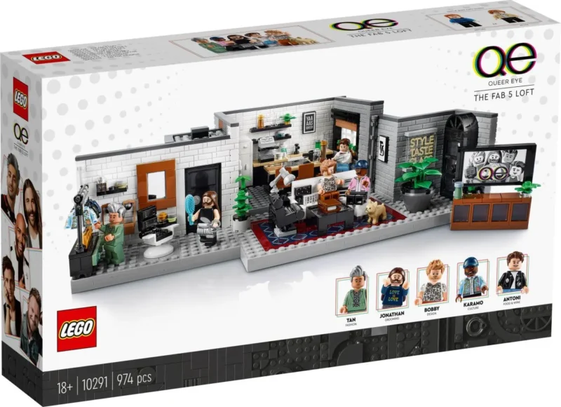 Lego Queer Eye Fab 5 Çatı Katı 10291